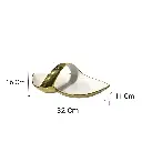 JARRON CENTRO DE MESA BLANCO PORCELANA Ø 25.5X23CM