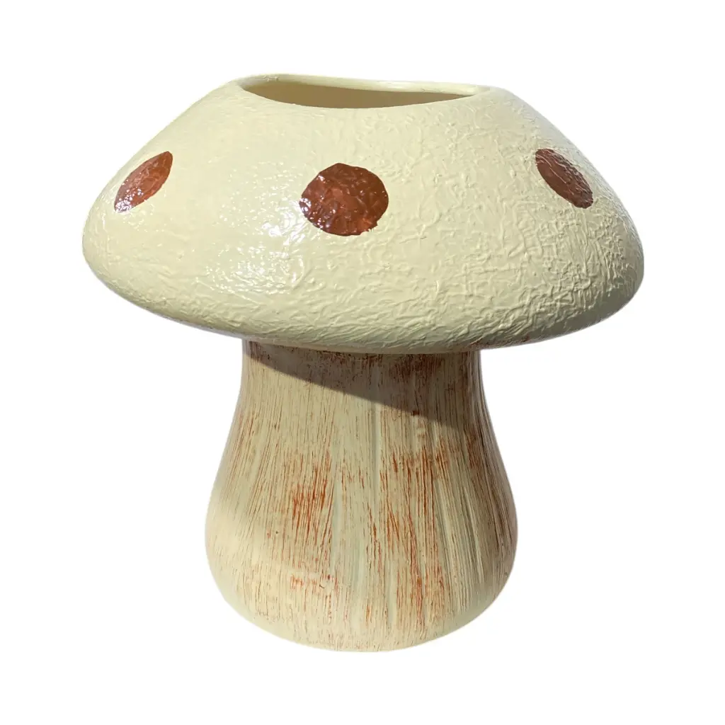 FLORERO CHAMPIÑON, PORCELANA Ø30X25CM