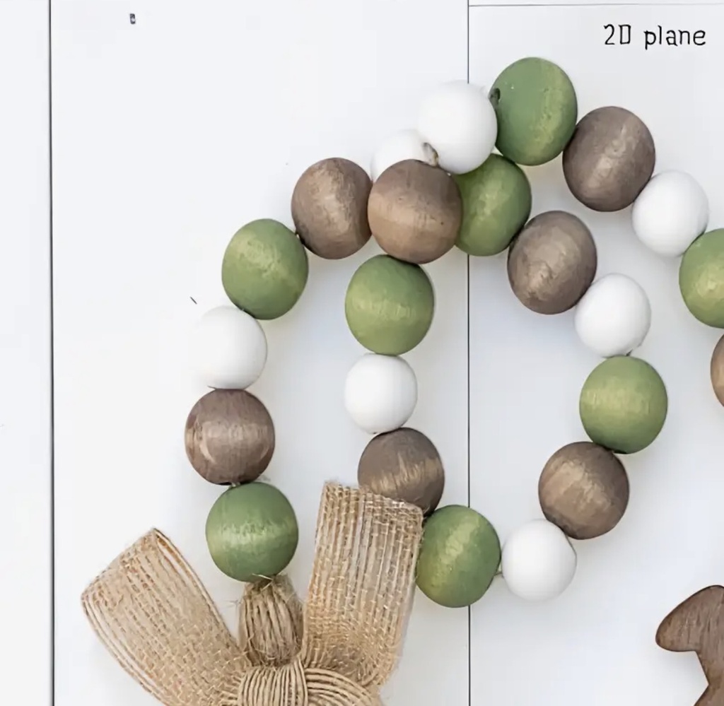 CUENTAS DE MADERA PASCUA 76CM 