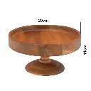 PORTA BOCADITOS DE MADERA REF:ES26303 Ø20CMX11CM