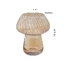 CANDELABRO DE VIDRIO HONGO REF:2225-1215DY 21X15CM 