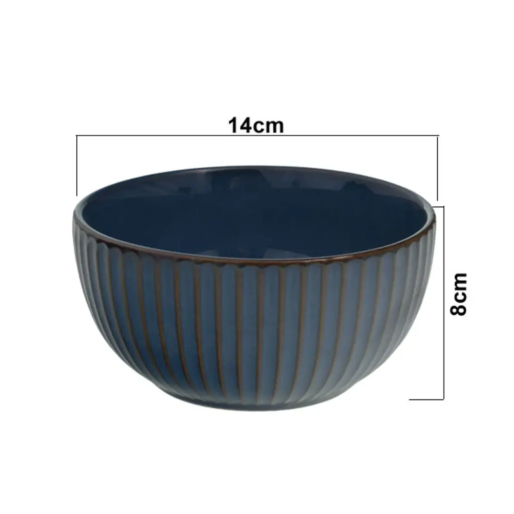 PLATO TENDIDO PORCELANA AZUL REF:SAN5270/TJL-24ST1014194 Ø22CM