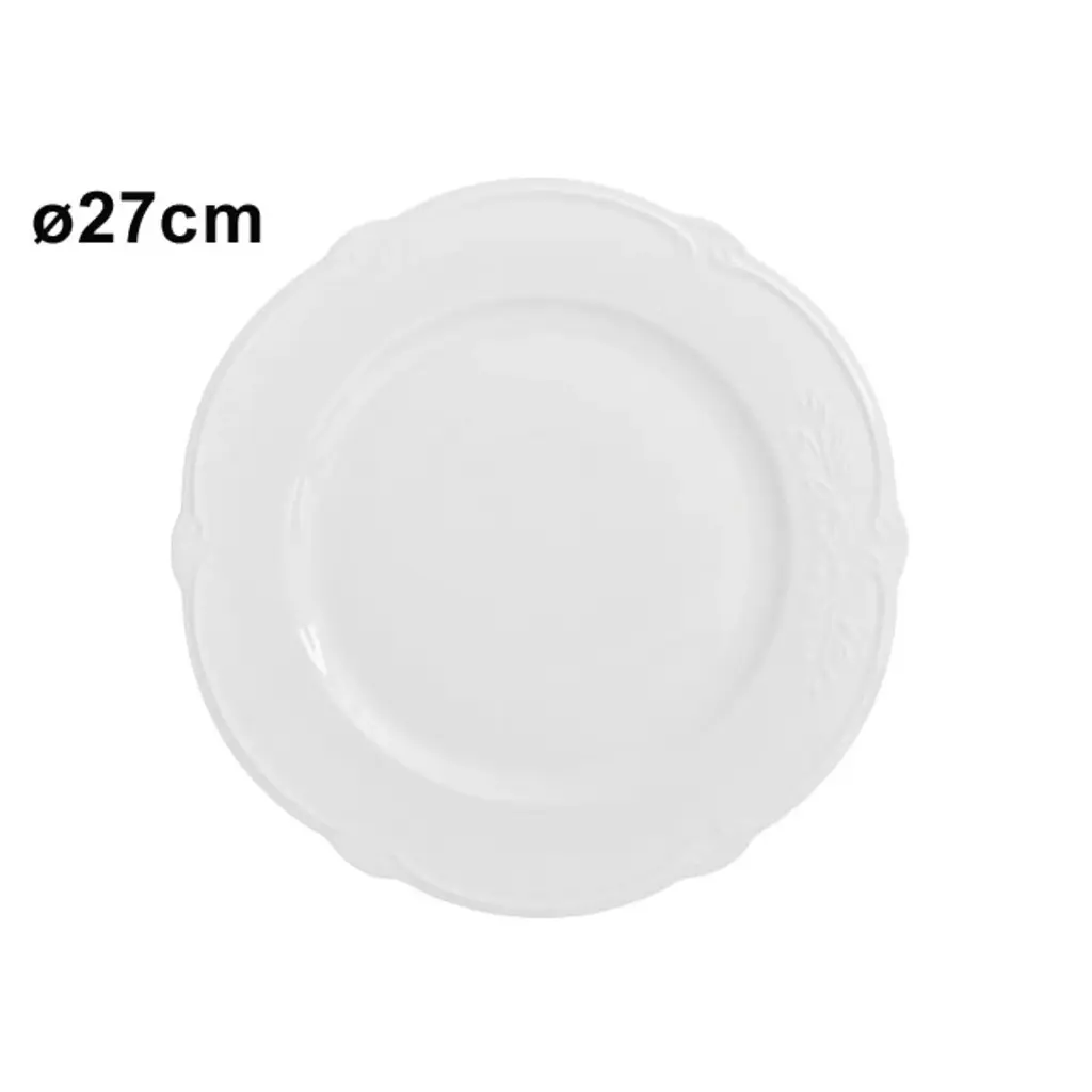 PLATO TENDIDO PORCELANA REF:XHP41223 Ø21CM