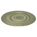 PLATO BASE PLAST. PELTRE COLOR REF:JQY19-2393 Ø33CM