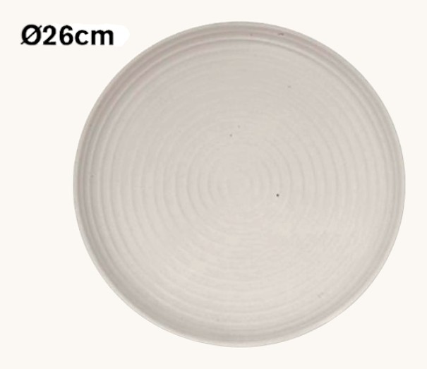 PLATO TENDIDO PORCELANA REF:HN02803-65 Ø26CMX3CM