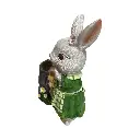 CONEJO CON MACETA POLIRESINA 16X10X19CM