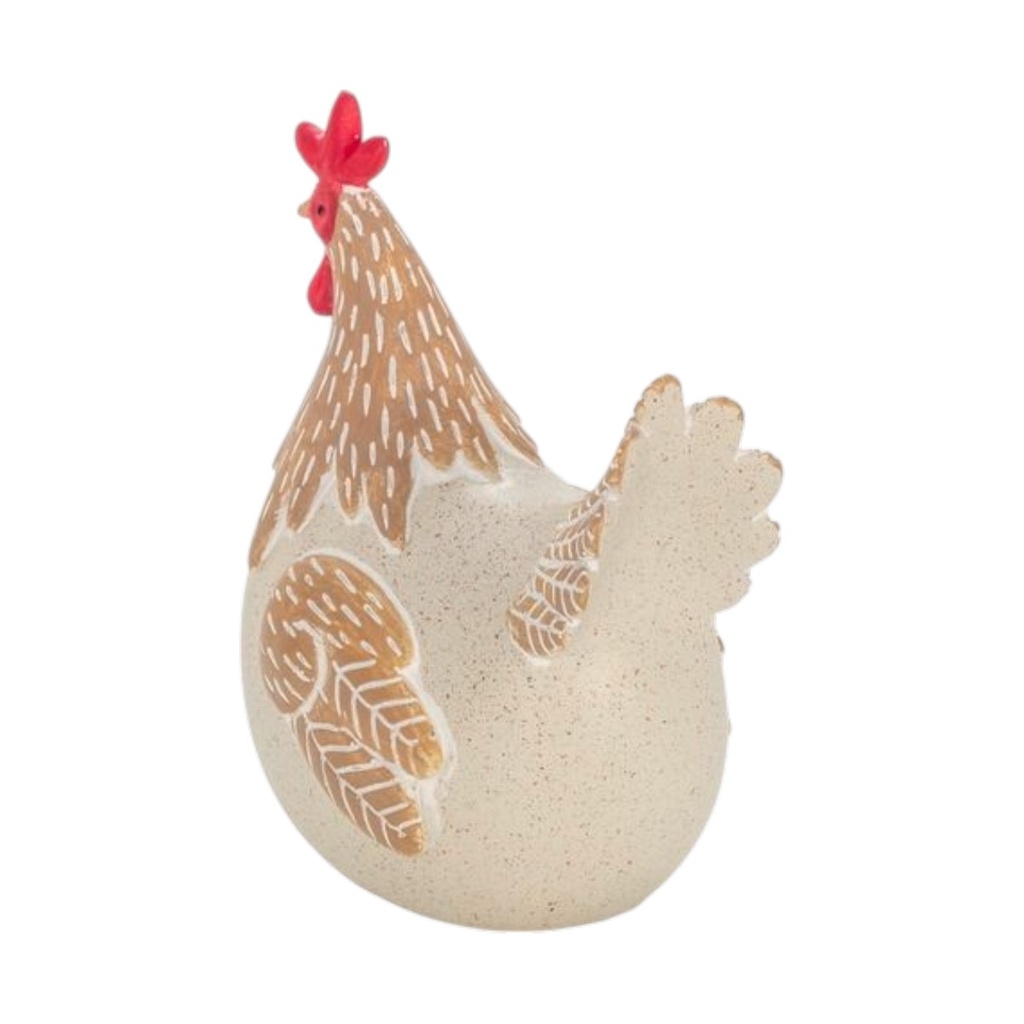GALLINA POLIRESINA 12X9X16CM