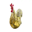 ADORNO RESINA GALLO 20X9X22CM 