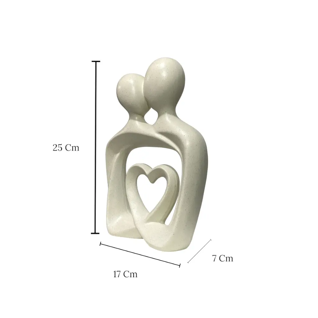 ABRAZO ETERNO/BLANCO POLIRESINA REF:ES28733 17X7X25CM