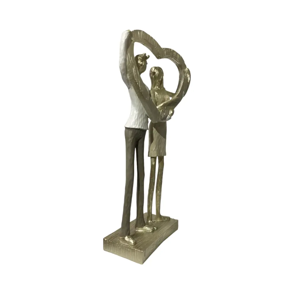 FIGURA DECOR. AMOR ETERNO POLIRESINA  REF:ES28714 13X6.5X29CM