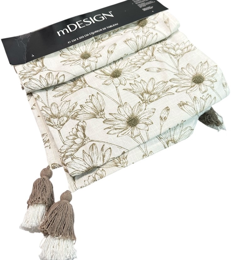 CAMINO DE MESA MAGNOLIA VERDE  41X203CM