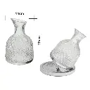 DECANTADOR DE VINO GIRATORIO VIDRIO REF:HM1282V257007 22X20CM 1800ML