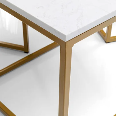 SET DE 3 MESAS AUXILIARES 48X33X52CM, 42X28X48CM Y 36X24X44CM