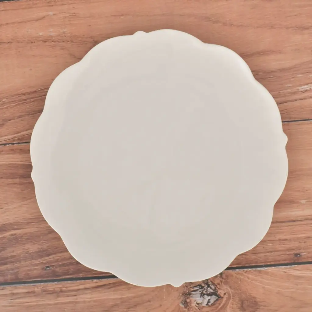 PLATO TENDIDO PORCELANA BLANCO REF:XHP41059 Ø28CM