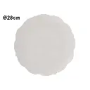 PLATO TENDIDO PORCELANA BLANCO REF:XHP41059 Ø28CM