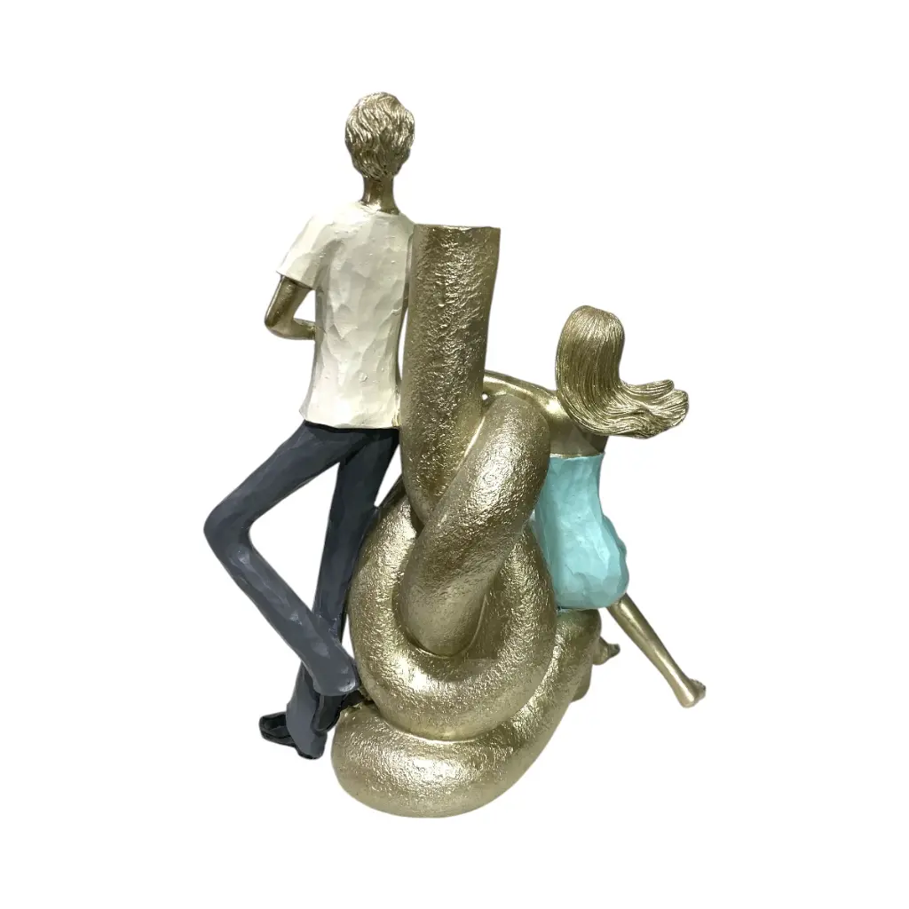 FIGURA AMOR FLORERO POLIRESINA REF:ES28713 22X11X26CM