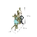 FIGURA AMOR FLORERO POLIRESINA REF:ES28713 22X11X26CM