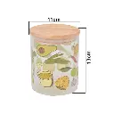 FRASCO DE VIDRIO BOROSILICATO C/TAPA PINO REF:KH00099-1 1.4LT. 10X22CM