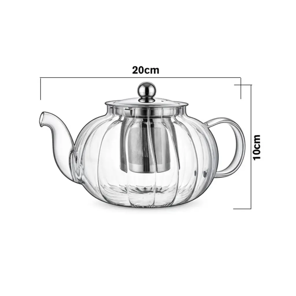 TETERA DE VIDRIO BOROSILICATO REF:ST800 800ML