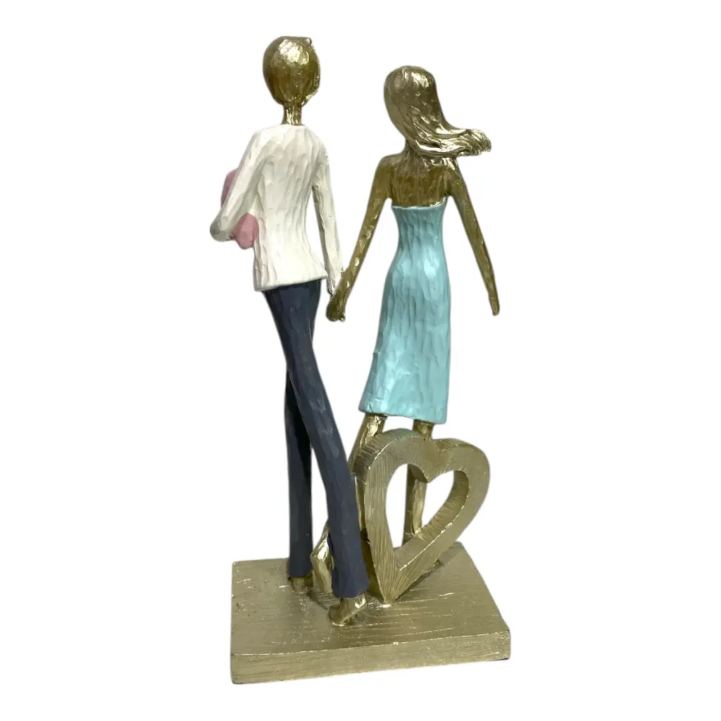 FIGURA DECOR AMOR, POLIRESINA REF:ES28715 12.5X7.5X25CM