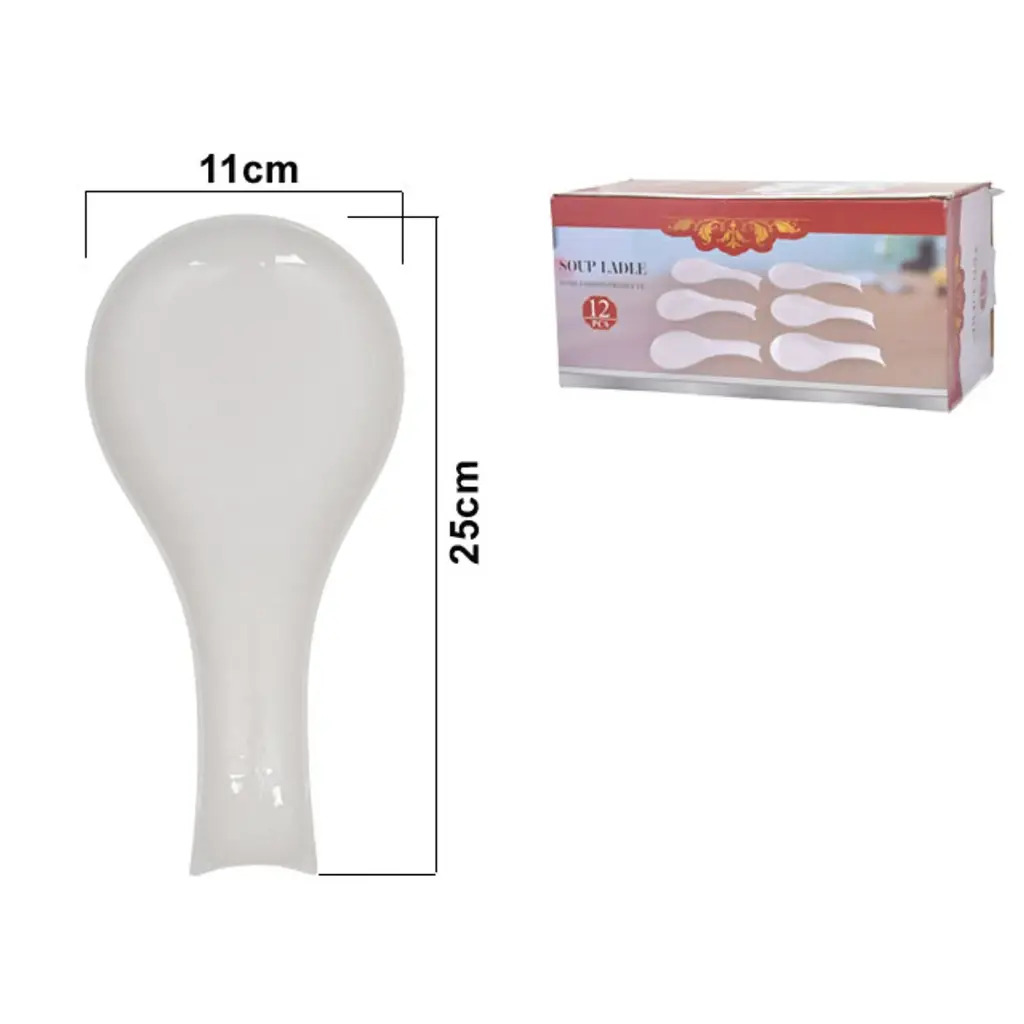 PORTA CUCHARA PORCELANA REF:NH17G9857 25X12.5X2.5CM