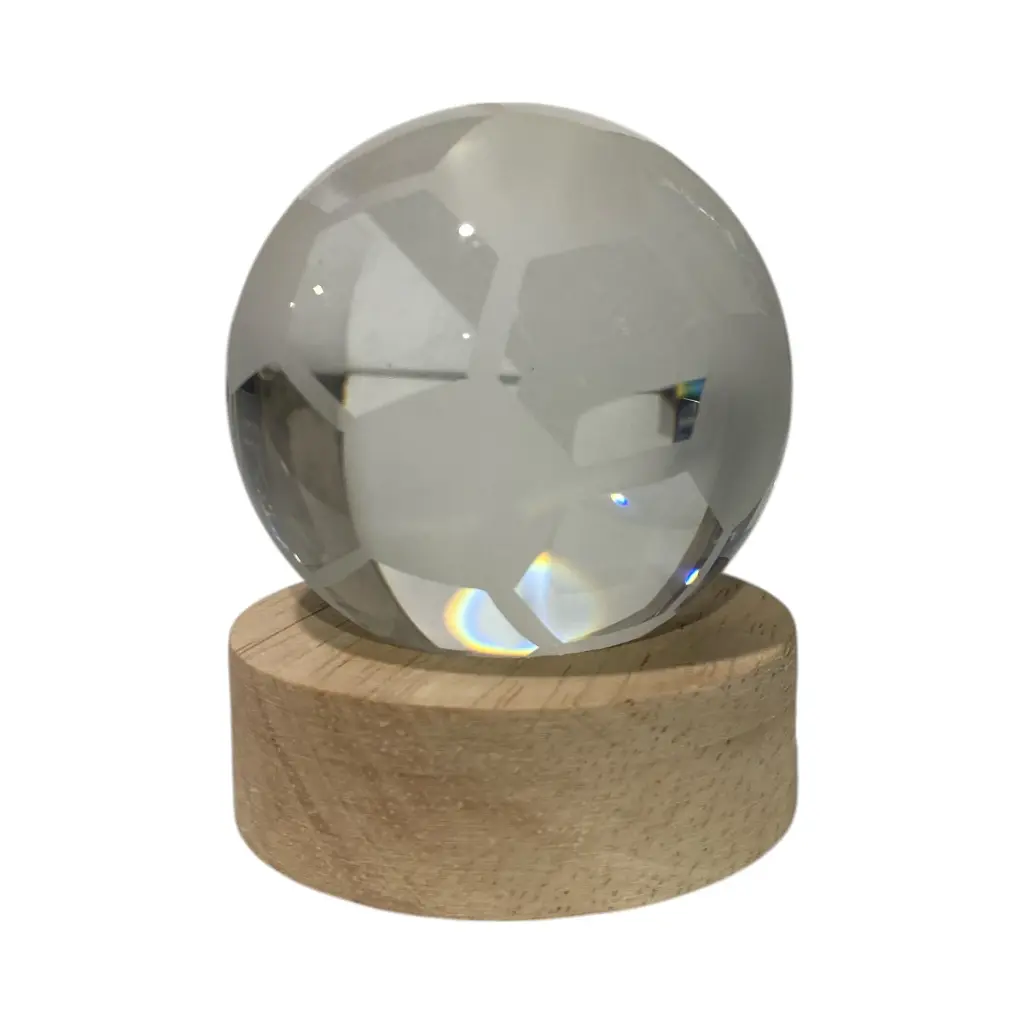 LAMPARA BALON B/MADERA C/USB REF:HM1664 6CM