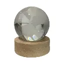 LAMPARA BALON B/MADERA C/USB REF:HM1664 6CM