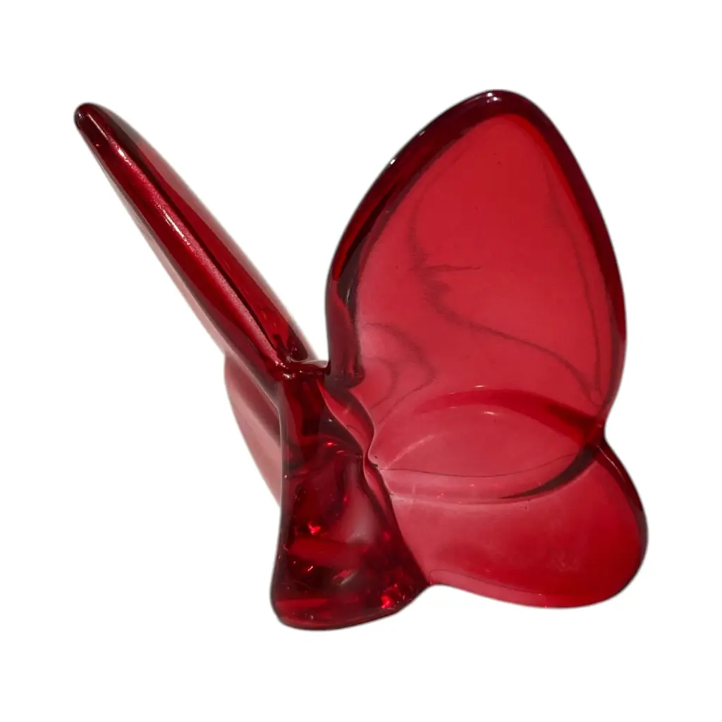 MARIPOSA DE CRISTAL ROJO REF:ES28436 8X8X3.6CM 