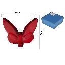 MARIPOSA DE CRISTAL ROJO REF:ES28436 8X8X3.6CM 