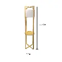 LAMPARA DE PEDESTAL BAMBOO REF:GYL-2506 45X155CM