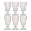 SET DE 6 COPAS DE VIDRIO REF:P100211/6CB 11OZ. 325ML