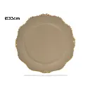 PLATO BASE PLAST. TRANSPARENTE REF:PP7533PW5M-1 32CM