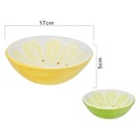 PLATO LIMON, DOLOMITA, REF: NH19A0404-3  Ø17CM X 5CM  