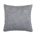 COJIN FELPA CIRCULOS BORDADOS HOME LIFE 40X40CM