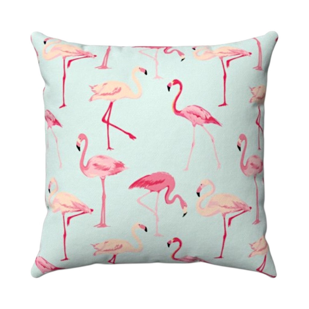 COJIN DE LINO FLAMINGO 45X45CM