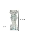 CANDELABRO DE CRISTAL 4.5X30CM