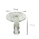 CANDELABRO DE CRISTAL 12X14.5CM
