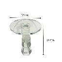 CANDELABRO DE CRISTAL 12X14.5CM