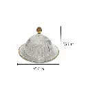 QUESERA AMBAR DE VIDRIO 20X13CM