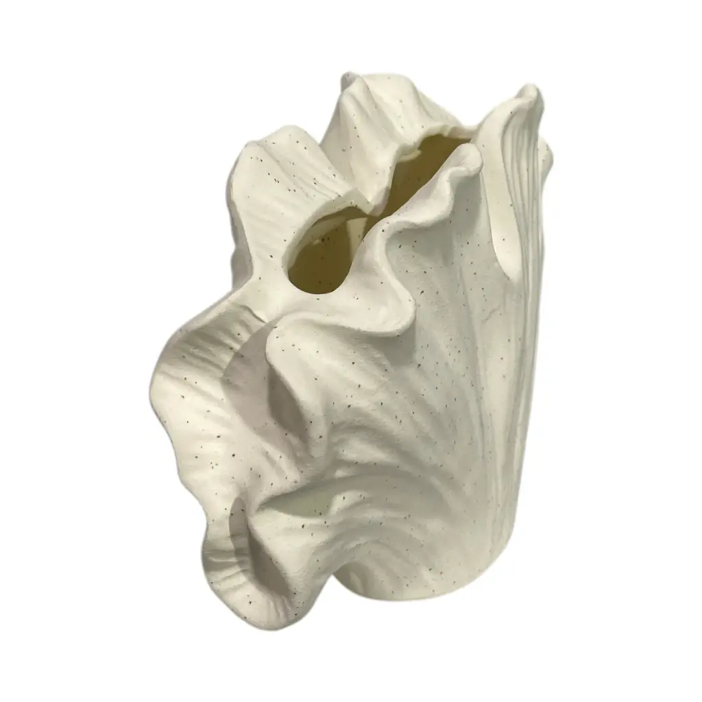 JARRON ESTIRADO CERAMICA ARTE MODERNO 17X11X16CM