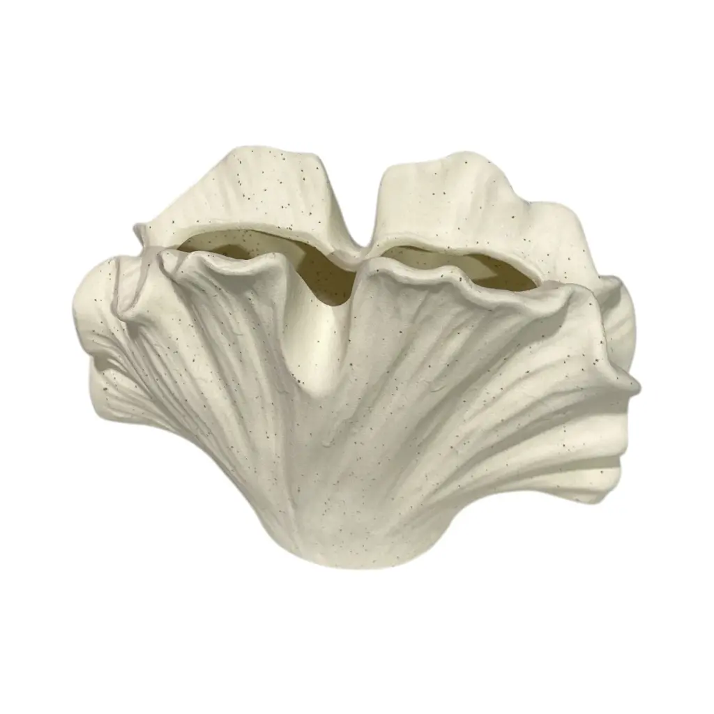 JARRON ESTIRADO CERAMICA ARTE MODERNO 17X11X16CM