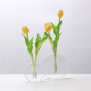 FLORERO DE VIDRIO MODA UNIFLOR REF:HM1041 16X3X15.5CM