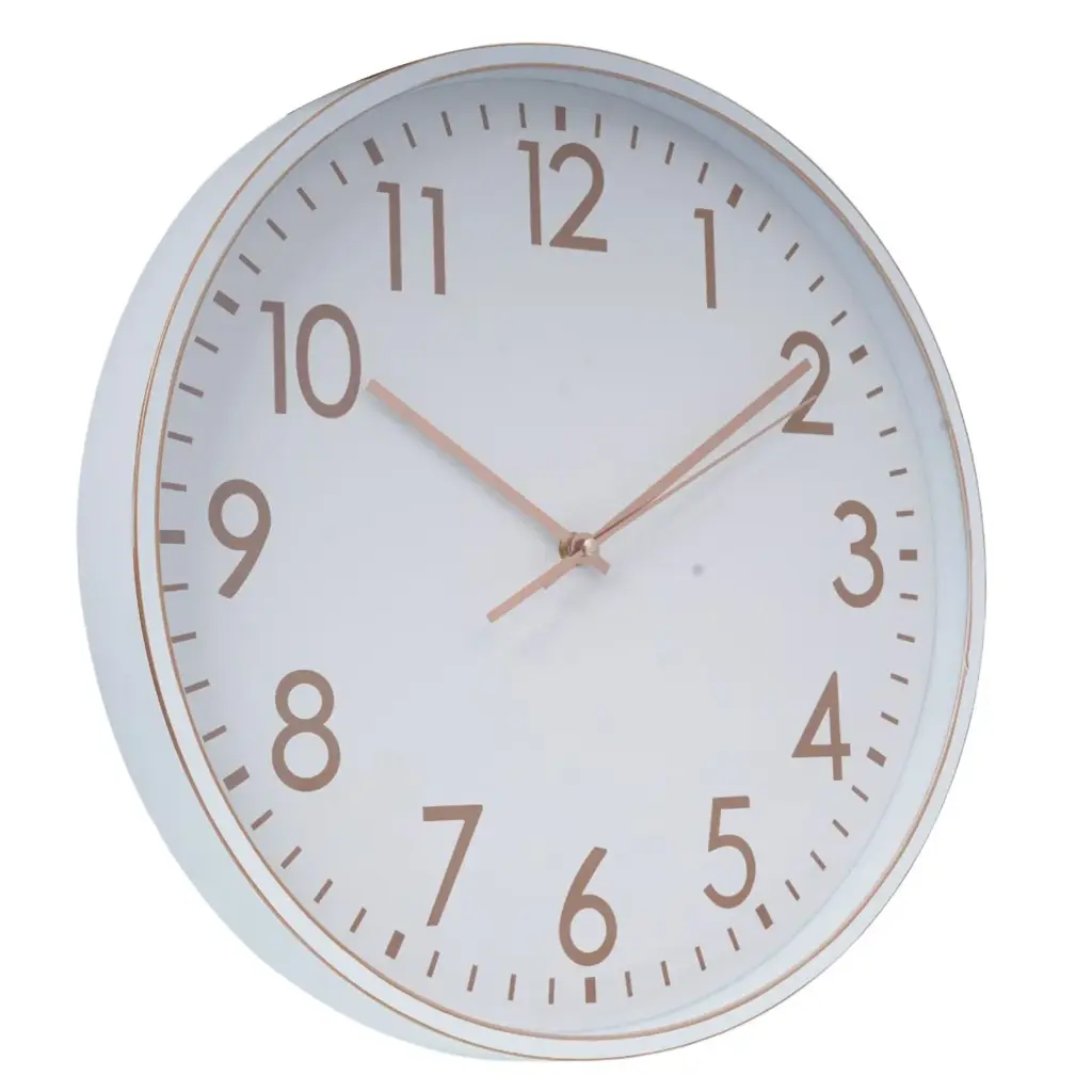 RELOJ DE PARED BLANCO/NEGRO REF:BR-8121-1B/2B 40CM 