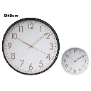 RELOJ DE PARED BLANCO/NEGRO REF:BR-8121-1B/2B 40CM 