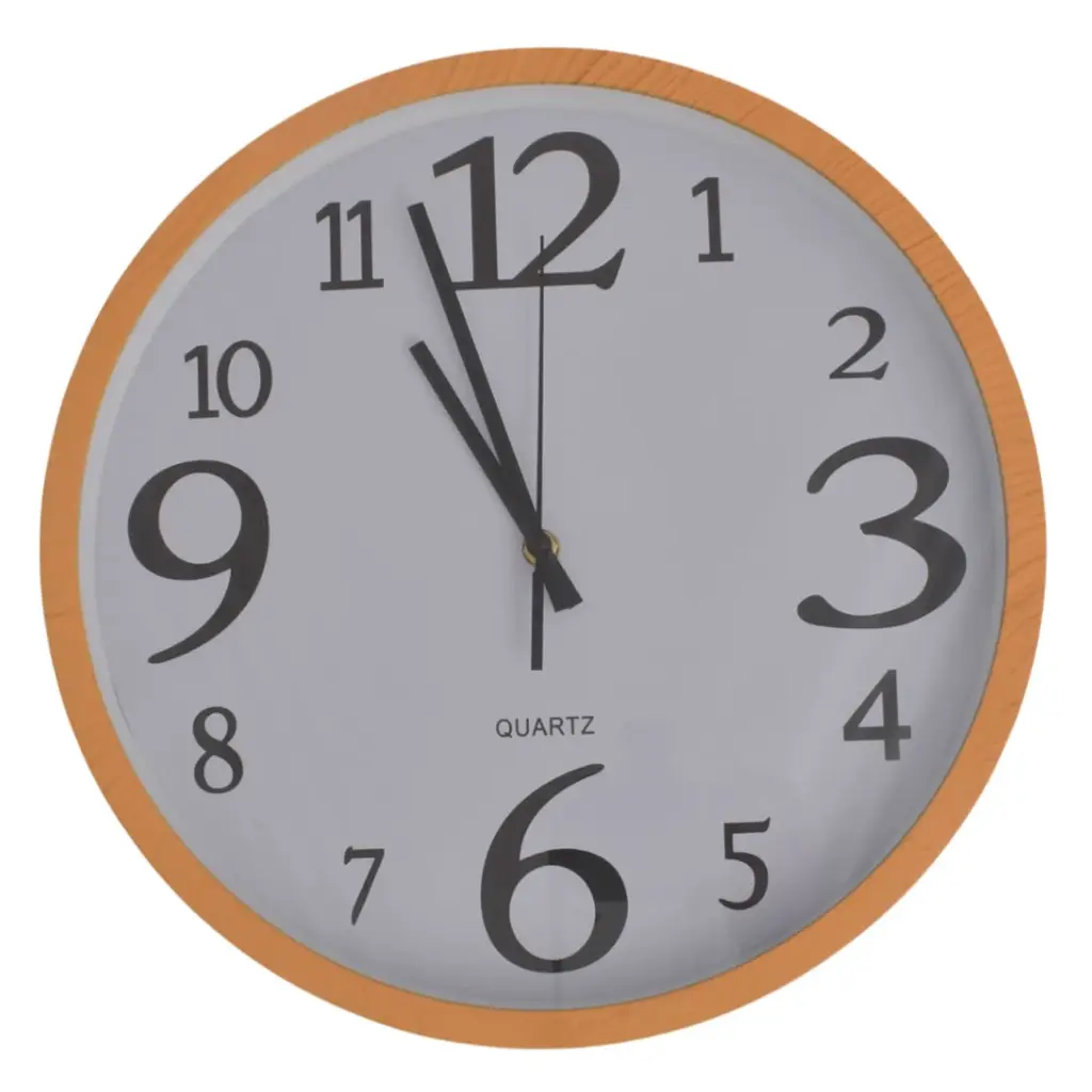 RELOJ DE PARED COL.MADERA REF:ES26191 35CM