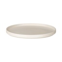 PLATO TENDIDO DE CERAMICA BLANCO REF:HM2025/TJL-25ST1216020  Ø20CM   