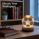 LAMPARA BALON B/MADERA C/USB REF:HM1664 6CM