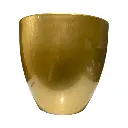 MACETERO DORADO 32X30.5CM