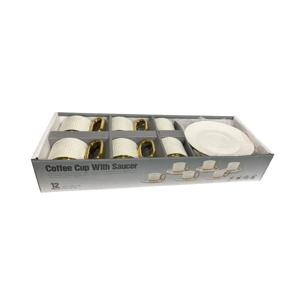 SET DE TAZA/PALTO CERAMICA 12PCS. 