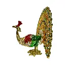 JOYERO COQUETA METAL ENLOSADO 7X5X9CM